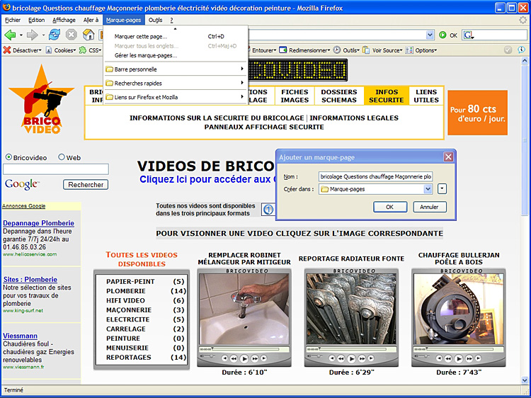 Marques Pages Firefox
